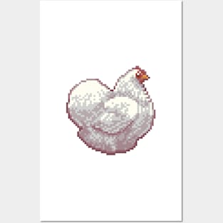 Pixel Chicken Posters and Art